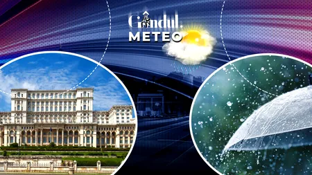 Unde vor fi azi în România 28 de grade și unde va ploua cu tunete și fulgere. Prognoza ANM, exclusiv pentru Gândul