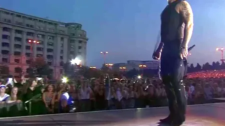 Robbie Williams, la finalul concertului: Nu știam că sunt atât de iubit aici; sper că v-ați distrat