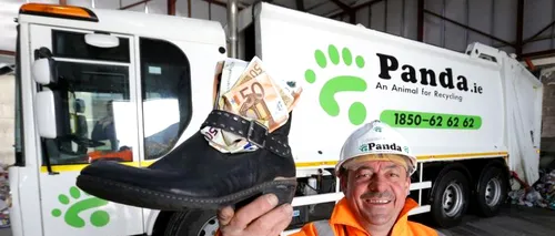 Costică Nedelcu, un gunoier român din Irlanda, a găsit într-un pantof 1500 de euro și i-a returnat proprietarei. Suma aparținea unei femei care suferă de Alzheimer