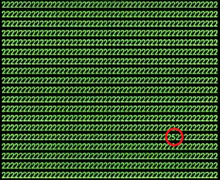 Test de logică | Doar un geniu poate găsi cifra 5 în maximum 7 secunde! Tu ai reușit?