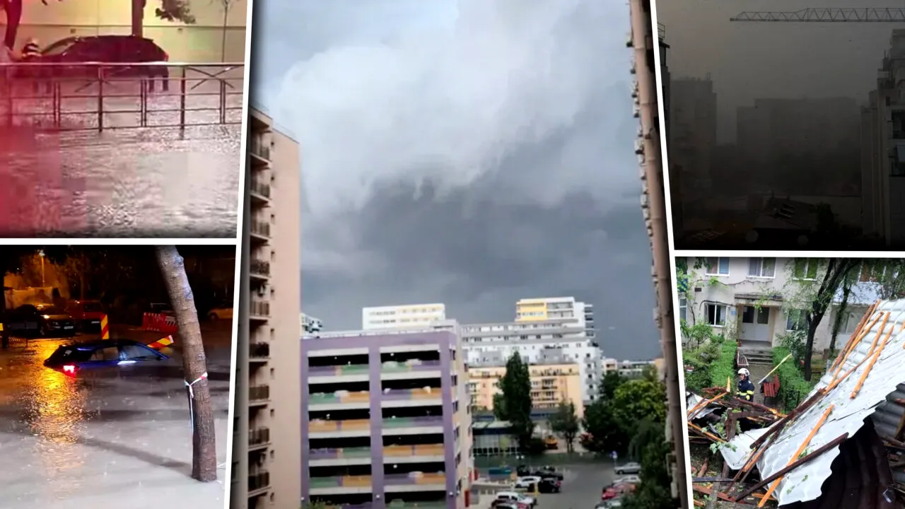 Cum explică meteorologii furtuna care a paralizat Bucureștiul