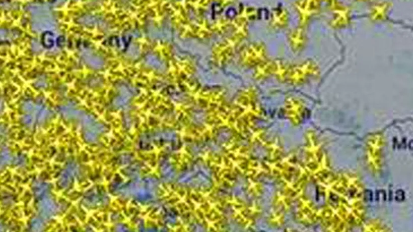 FOTO. Cum arată SPAȚIUL AERIAN al Ucrainei, la câteva ore după DOBORÂREA MH17