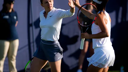 Halep și Olaru, eliminate în semifinalele probei de dublu de la Eastbourne după un meci de infarct