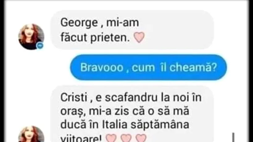 BANCUL ZILEI | George, mi-am făcut prieten