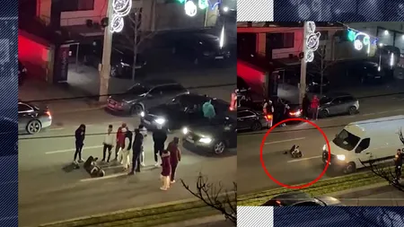 VIDEO | Imagini ȘOCANTE pe o stradă din Severin. Un bărbat a fost bătut cu bestialitate și abandonat