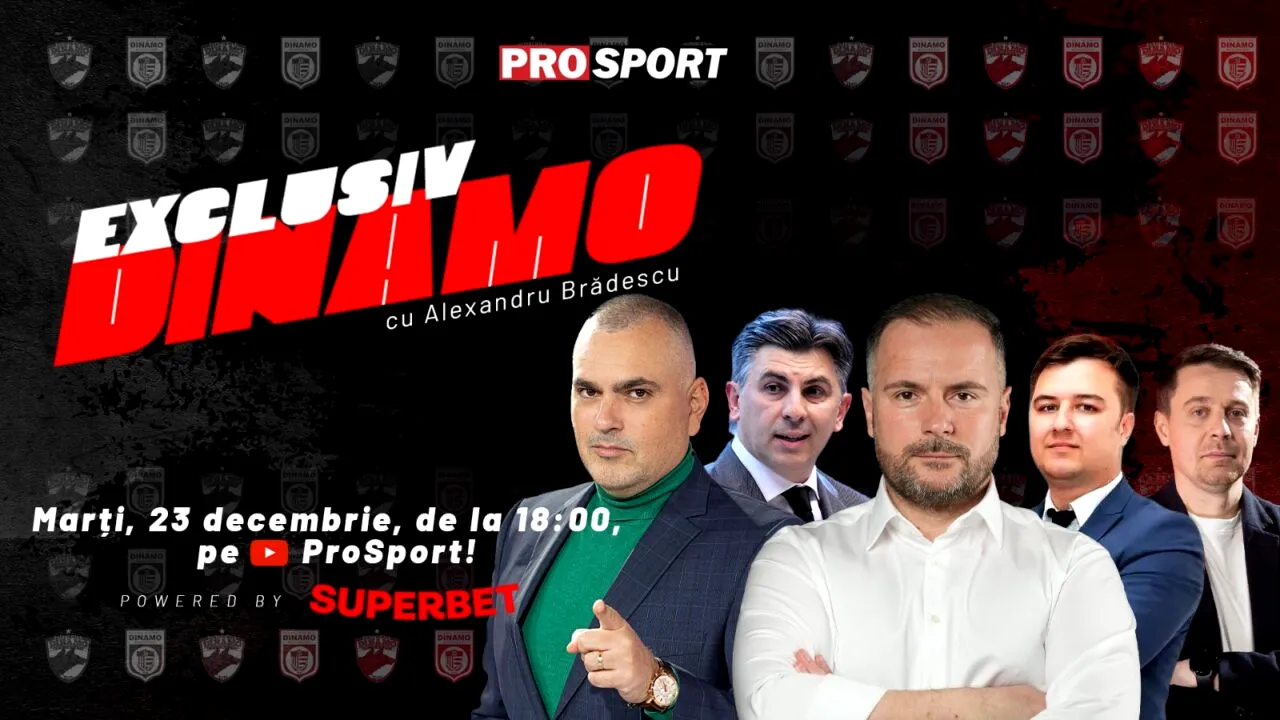 EXCLUSIV DINAMO, marți, de la ora 18.00. Vești mari despre noul stadion! Ionuț Lupescu, Ionuț Popa și Rareș Hopincă vin în studio