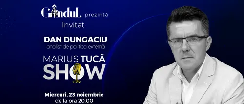 Marius Tucă Show începe miercuri, 23 noiembrie, de la ora 20.00, live pe gândul.ro