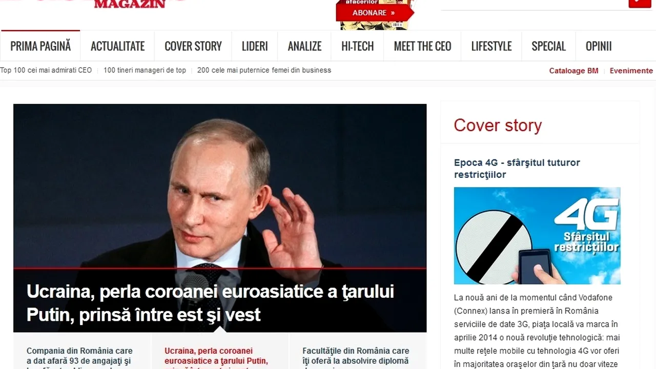 Site-ul revistei Business Magazin se relansează