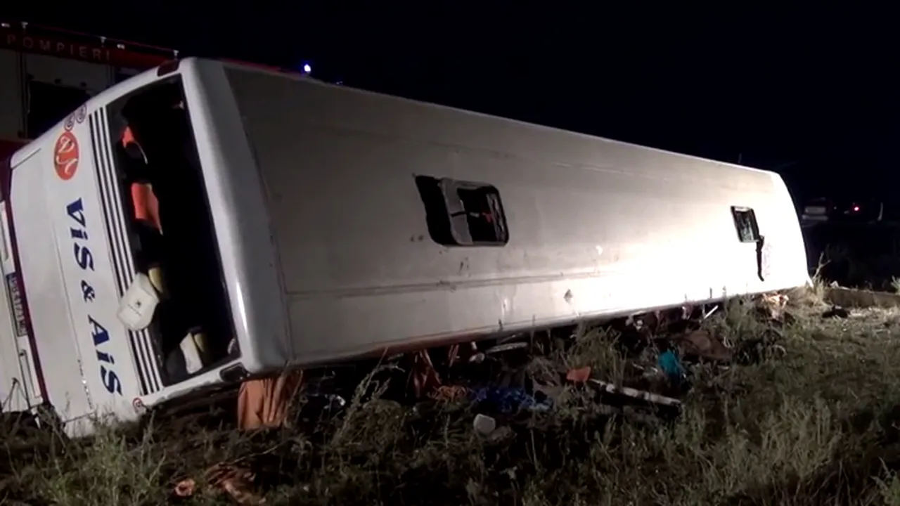 Ce se întâmplă în acest moment cu șoferul bulgar al autocarului răsturnat pe A2 