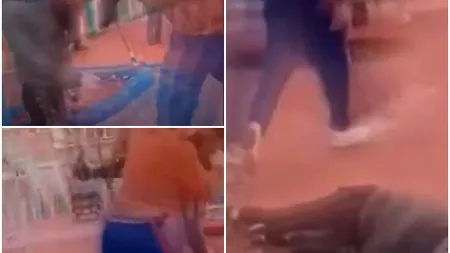 Copil de 13 ani, dat cu capul de pământ de un bărbat, într-un parc din Hunedoara. Agresorul a fost reținut / FOTO + VIDEO