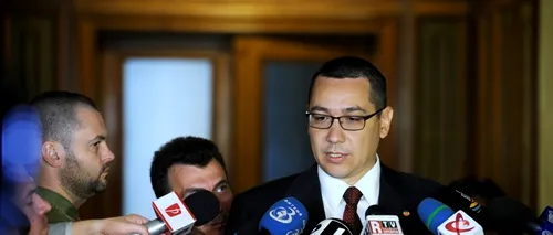 MOȚIUNEA DE CENZURĂ. Ponta: USL este dispusă să-și asume guvernarea cu mine premier