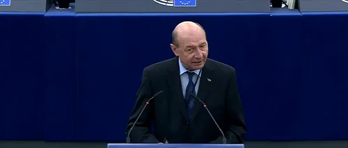 Lui Traian Băsescu i s-a tăiat microfonul în plenul Parlamentului European. Declarațiile fostului președinte au stârnit aplauzele colegilor