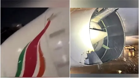 Panică la bordul unui avion, după ce a fost lovit de fulger. Aeronava cu cei 207 de pasageri a aterizat de urgență