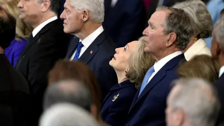 Momentul viral când Hillary Clinton RÂDE de anunțul lui Donald Trump privind REDENUMIREA Golfului Mexic