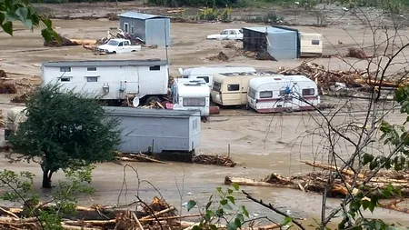 Debitele râurilor sub cod roșu de inundații au crescut și de aproape 400 de ori