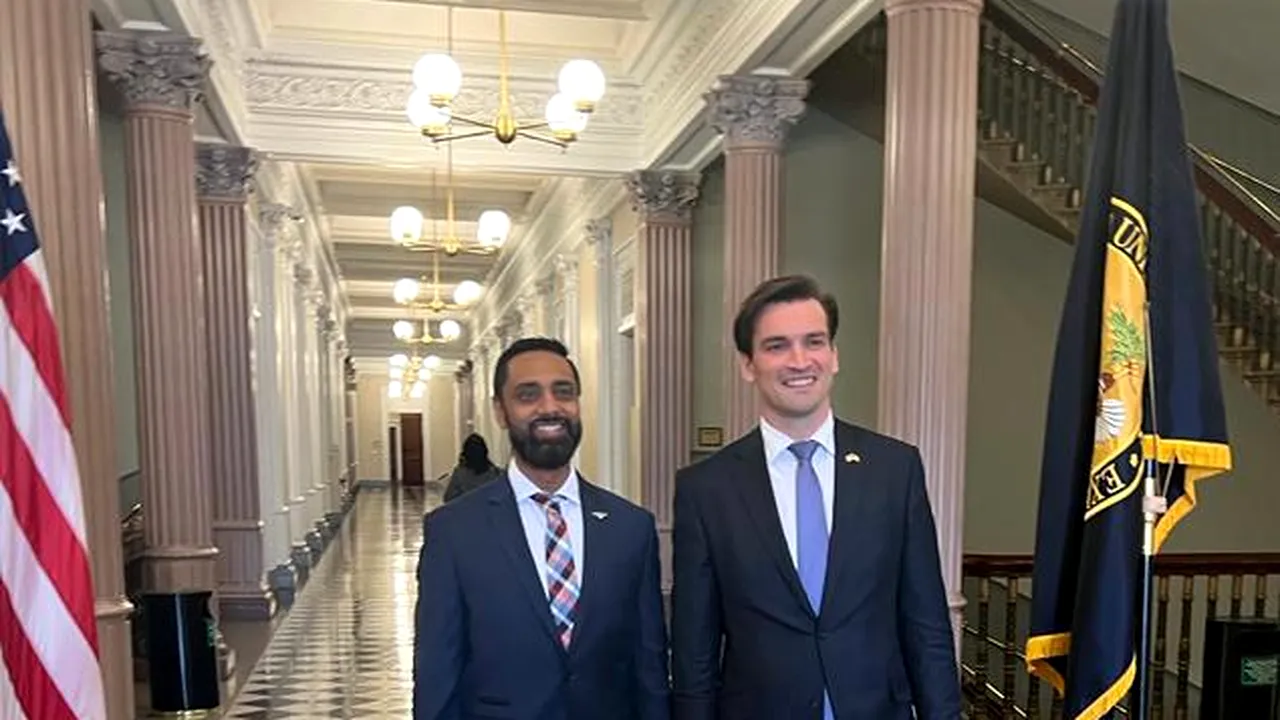 GALERIE FOTO. Andrei Baciu, vizită oficială în SUA. Cu cine s-a întâlnit secretarul de stat din Ministerul Sănătății la Casa Albă