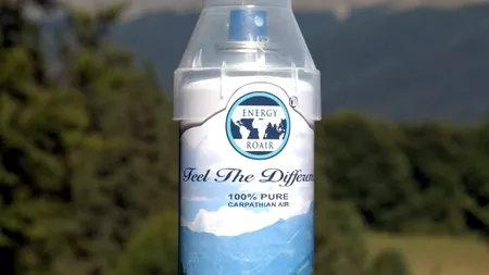 Inventivitate „made in România”: Un român vinde în China aer de Carpați îmbuteliat