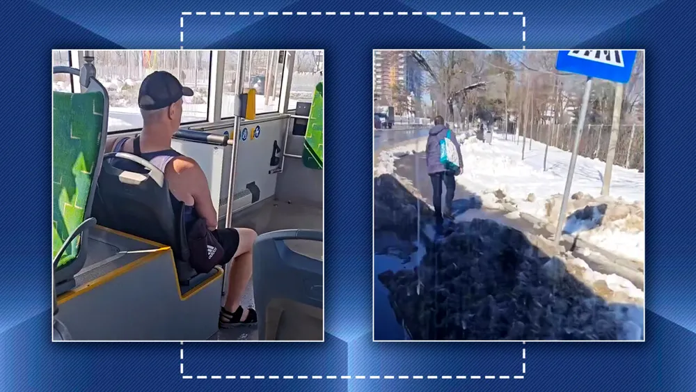 Apariția uluitoare dintr-un troleibuz Solaris de la STB. Cum s-a urcat un călător în mijlocul de transport în timp ce tot Bucureștiul tremura de frig