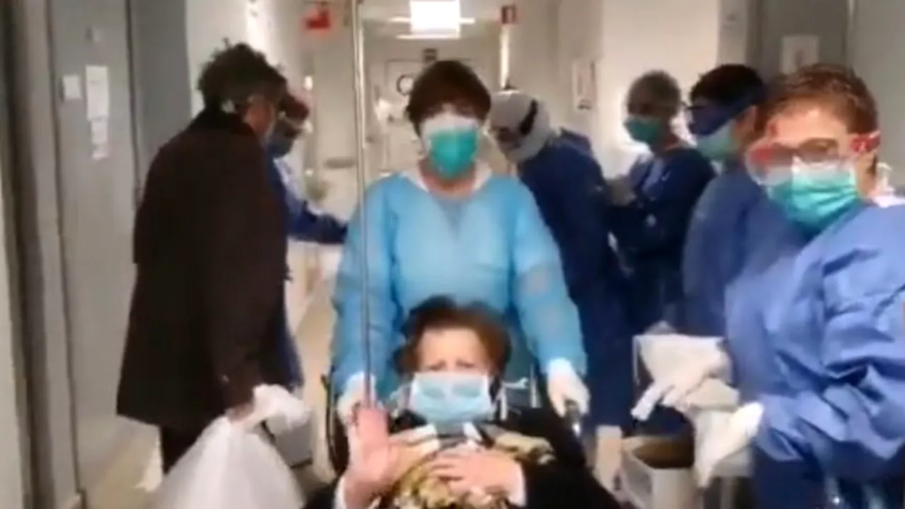 VIDEO. Trăiesc de 60 de ani împreună și s-au vindecat în același salon de coronavirus. Povestea emoționantă a unui cuplu