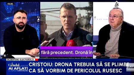 Ion Cristoiu comentează căderea dronei și acțiunile ministrului Apărării, Ionuț Moșteanu: „Bate câmpii”