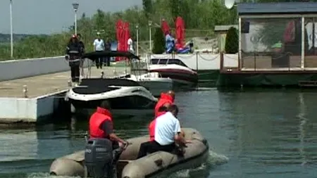 Nava scufundată în accidentul de pe Lacul Snagov, scoasă pentru expertiză