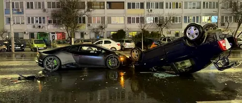 Lamborghini versus Logan în Capitală! Andy Popescu: „E același din care am făcut story acum două ore” (FOTO & VIDEO)