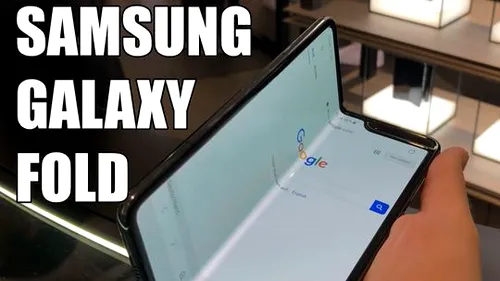 Galaxy Fold: Am interacționat cu telefonul pliabil de la Samsung - VIDEO