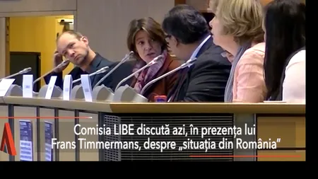 SITUAȚIA din România și INDEPENDENȚA justiției - teme de dezbatere pentru COMISIA LIBE
