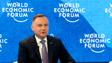 Mesajul președintelui Poloniei, Andrzej Duda, adresat liderilor adunați la Davos: „Arme, arme și iar arme pentru Ucraina”