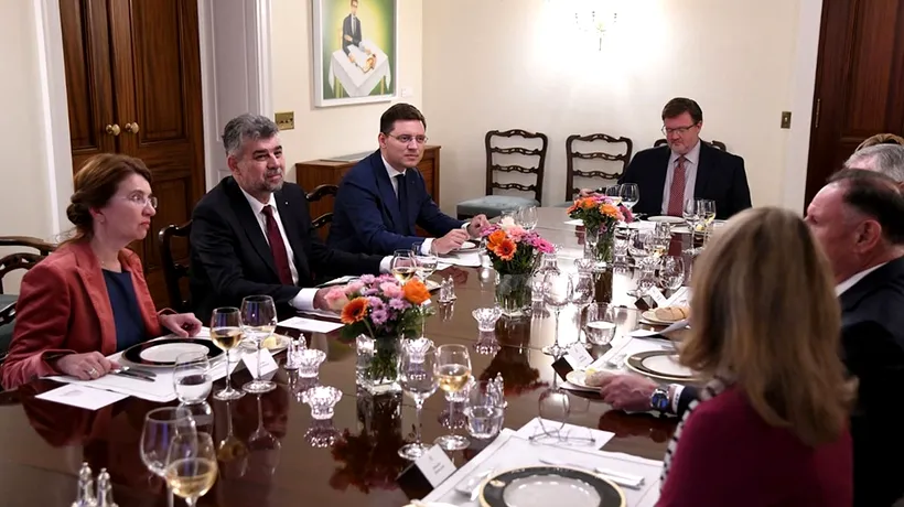 Marcel Ciolacu a luat cina cu ambasadorii SUA la UE, NATO și Belgia. Cum a descurs întâlnirea cu partenerii strategici?