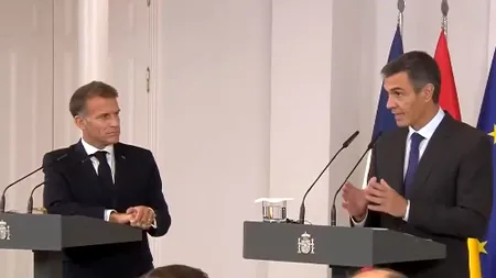 Macron și premierul Spaniei salută cu „brațele deschise” anunțul premierului britanic privind posibilitatea revenirii Regatului Unit în UE