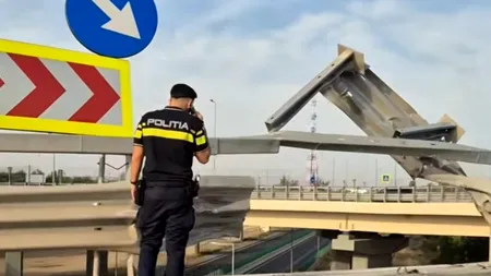 Imagini terifiante pe Șoseaua de Centură. O mașină a căzut de pe pod, a explodat și s-a făcut scrum / Ipoteză șocantă a rudelor șoferului