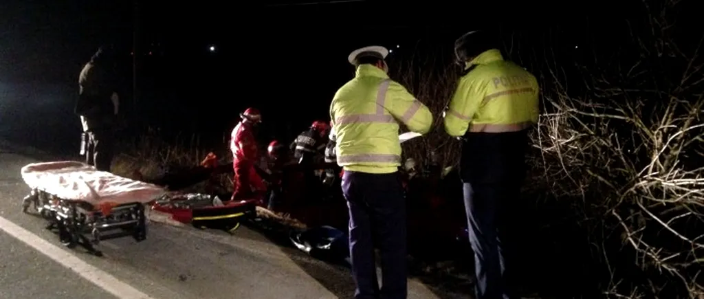 Accident teribil cu opt victime. Imagini de coșmar în Bistrița-Năsăud