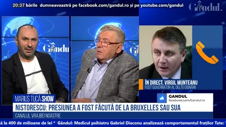 VIDEO | Virgil Munteanu, fost guvernator al Deltei Dunării: Pe Canalul Bâstroe pot trece doar niște bărci / Studiul transmis de ucraineni are 520 de pagini