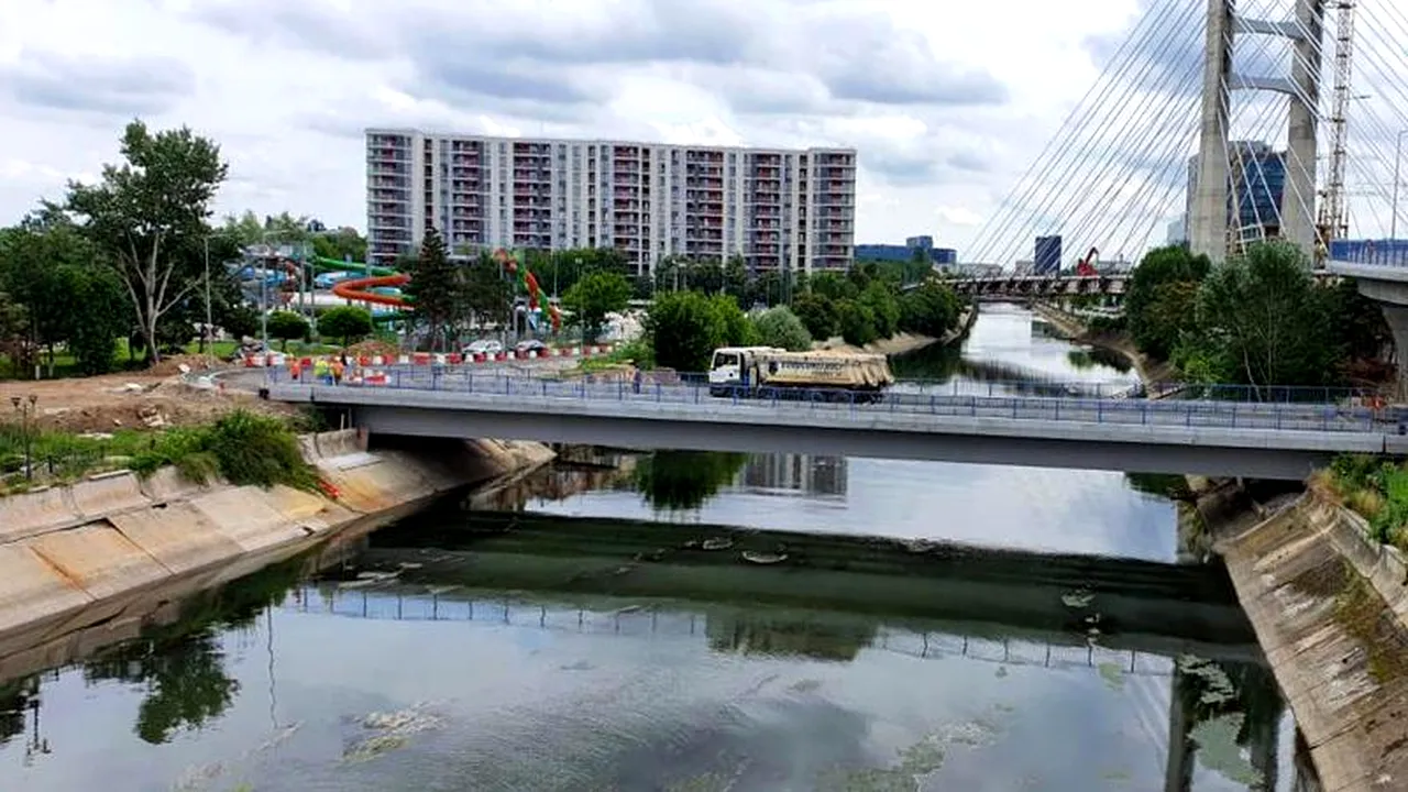 Gabriela Firea: „Vara aceasta inaugurăm Podul Ciurel, început acum 10 ani” /  Imagini în premieră cu podul hobanat