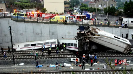Mărturisirea mecanicul trenului deraiat în Spania, făcută imediat după accident. 