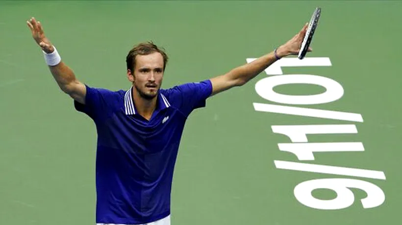 Daniil Medvedev l-a învins pe Novak Djokovic şi a câştigat titlul la US Open 2021
