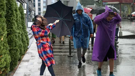 NM a emis o avertizare meteorologică de Cod Portocaliu, valabilă pentru Municipiul București, în intervalul orar 19:25 – 20:15