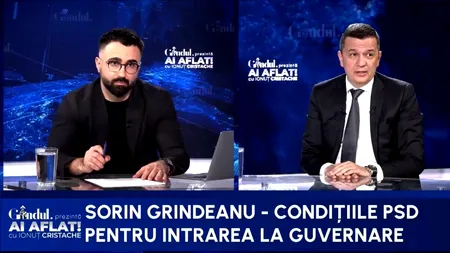 Sorin Grindeanu: Nu e normal ca PSD și PNL să guverneze împreună, dar riscăm să fim striviți de progresism și suveranism