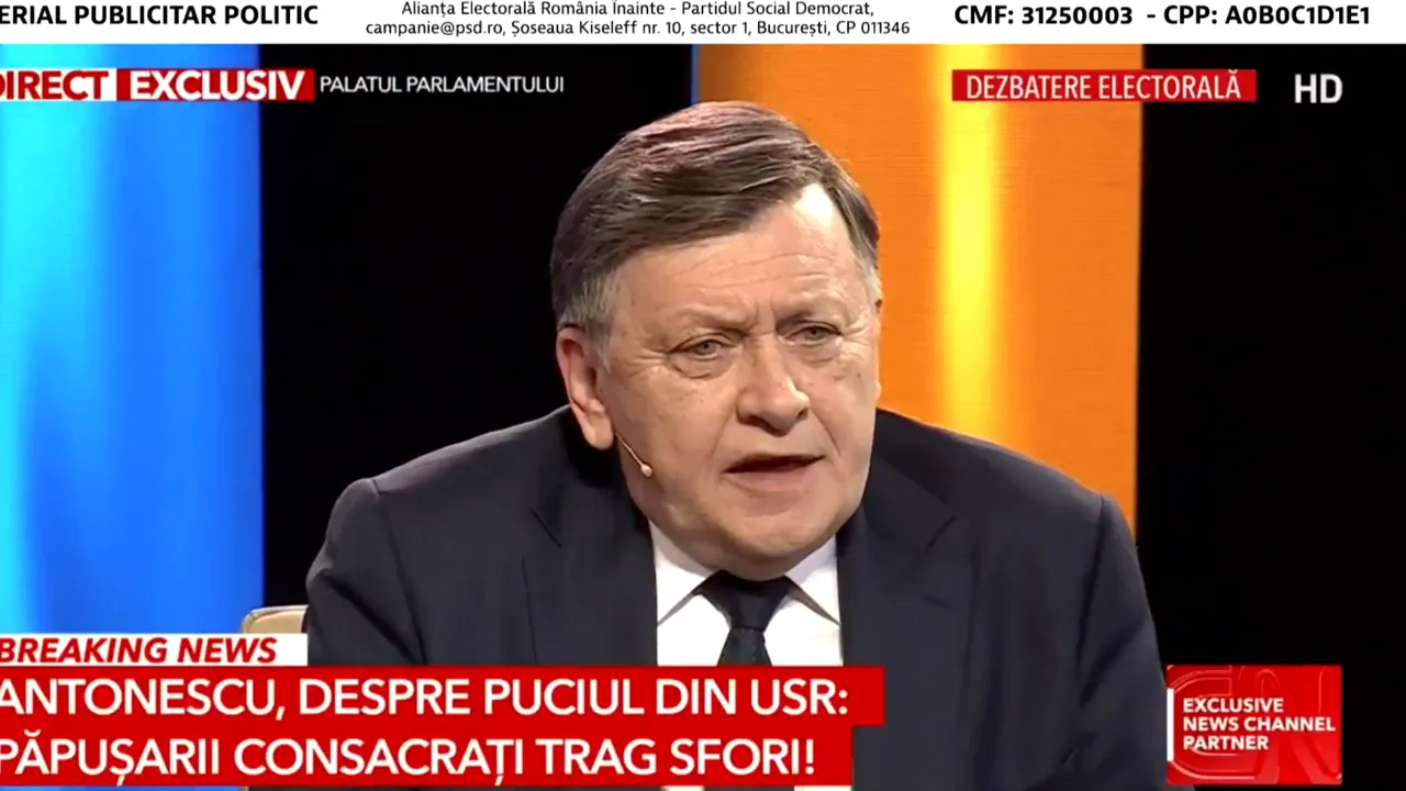 Antonescu, despre înlăturarea Elenei Lasconi: E un fapt MIZERABIL. Păpușarii consacrați trag sfori