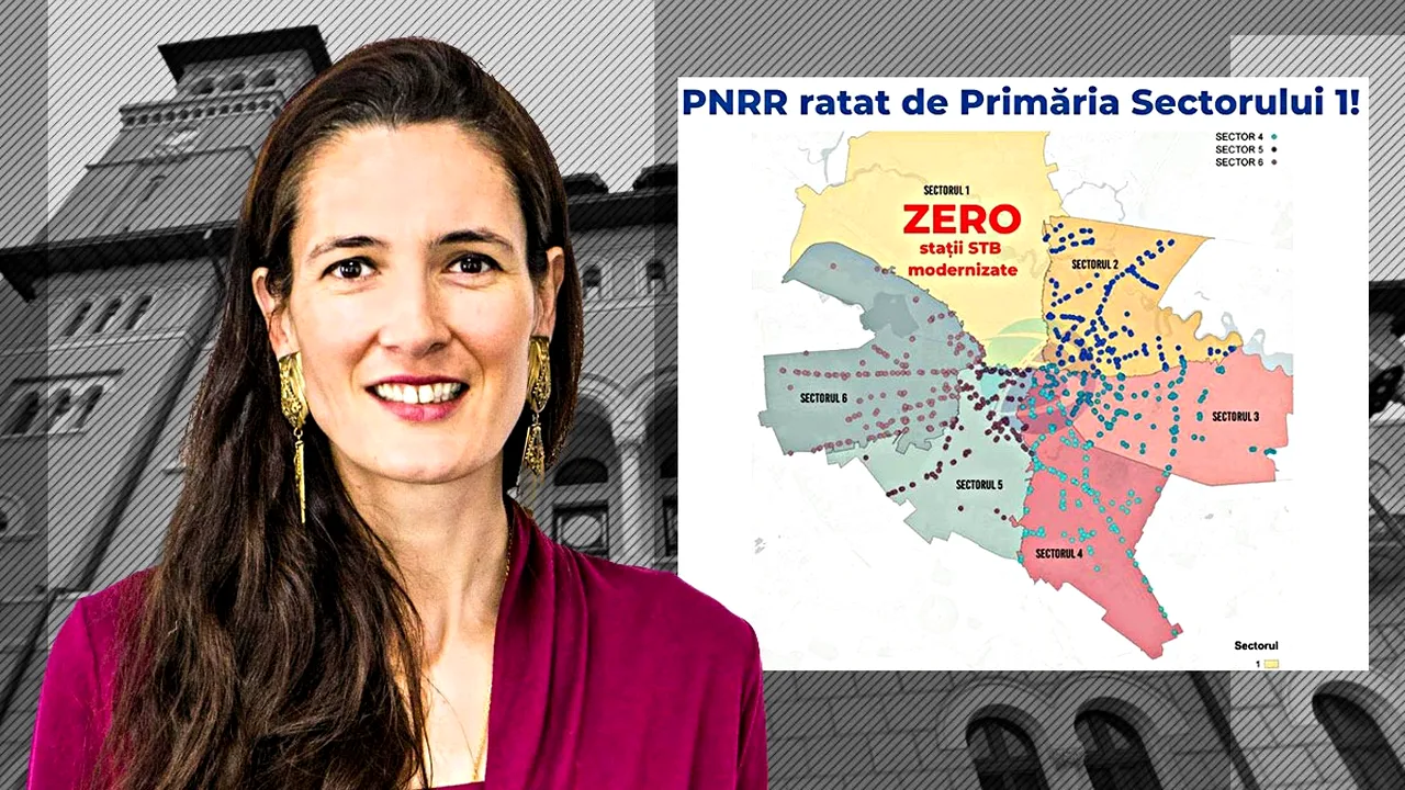 EXCLUSIV | De ce a ”refuzat” Clotilde Armand 3 milioane € din PNRR destinate stațiilor STB inteligente: ”La acest proiect nu am participat” / ”În clădirea de pe Banu Manta se face orice, mai puțin administrație”