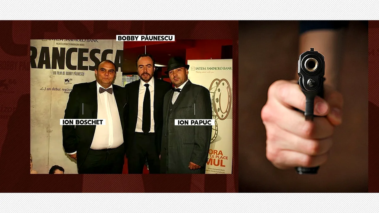 Nepoții unui temut lider interlop care a pășit pe covorul roșu alături de Monica Bîrlădeanu, reținuți după ce și-au împușcat doi rivali