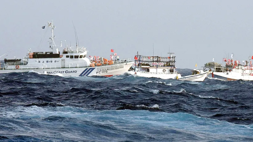 O NOUĂ ÎNCĂLCARE A GRANIȚELOR. Șase nave ale gărzii de coastă taiwaneze au intrat în apele teritoriale ale Japoniei, alături de vase de pescuit.  Acestea sunt apele Republicii Chineze