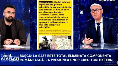 SAFE, nu foarte safe pentru industria noastră de apărare. Doru Bușcu: Tot ce era mare, brut, blindatele se puteau face în România