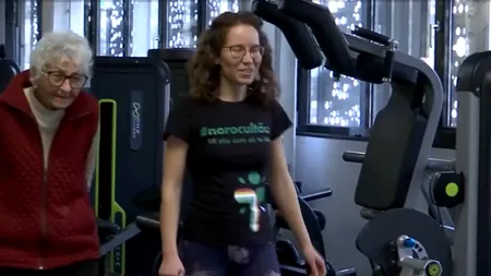 În timp ce mulți tineri găsesc diverse scuze pentru a evita mișcarea, o bătrână de 91 de ani din Cluj merge de trei ori pe săptămână la sală