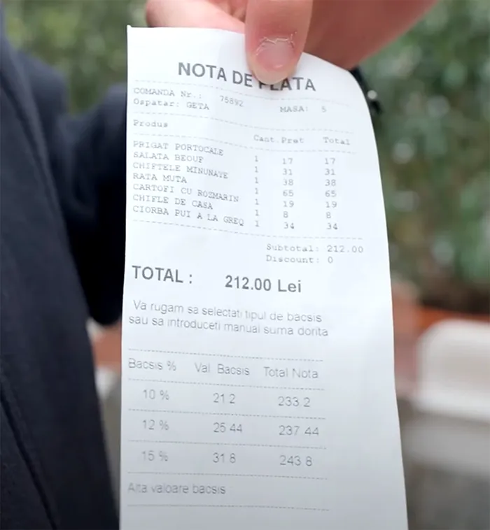 Cât a plătit acest bucureștean pentru o ciorbă, în restaurantul lui Mircea Dinescu din Centrul Vechi