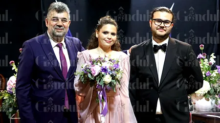 VIDEO EXCLUSIV | Fiul premierului României s-a căsătorit. Primele imagini cu socrul mare Marcel Ciolacu, alături de fericitul cuplu