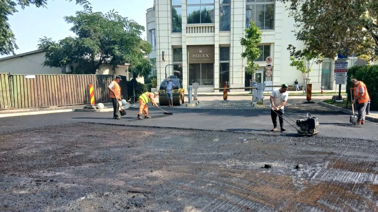 (P) Infrastructură S5. Infrastructură S5 S.A. a executat lucrări de reparații pe strada Mihail Cioranu