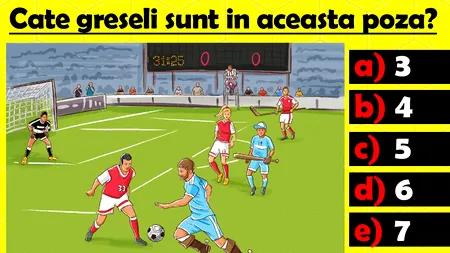 Test IQ exclusiv pentru genii | Găsește toate greșelile în aceste 10 fotografii