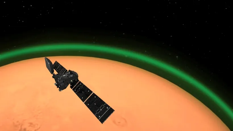 MISTER. Planeta Marte, înconjurată de un glob de culoare VERDE. Stupoare la NASA